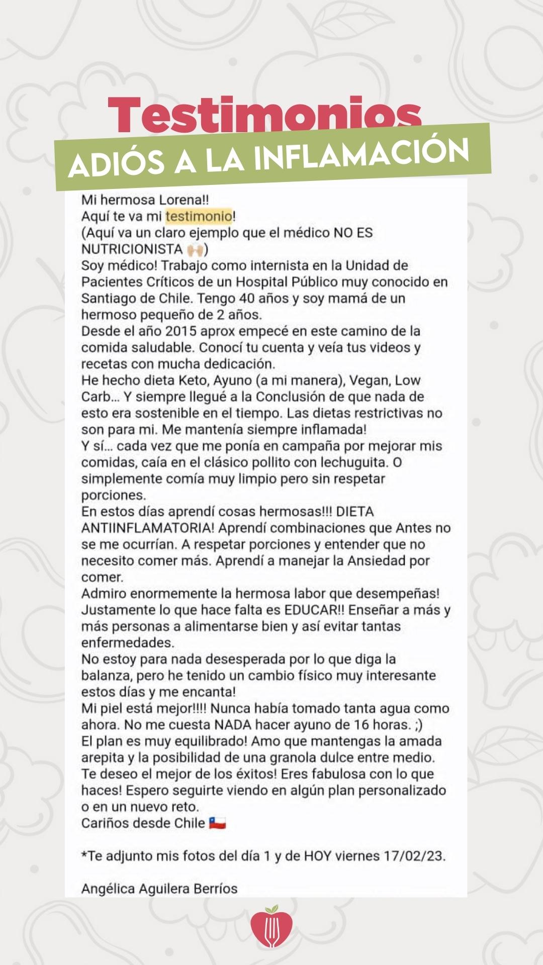 Testimonio de alumna del reto