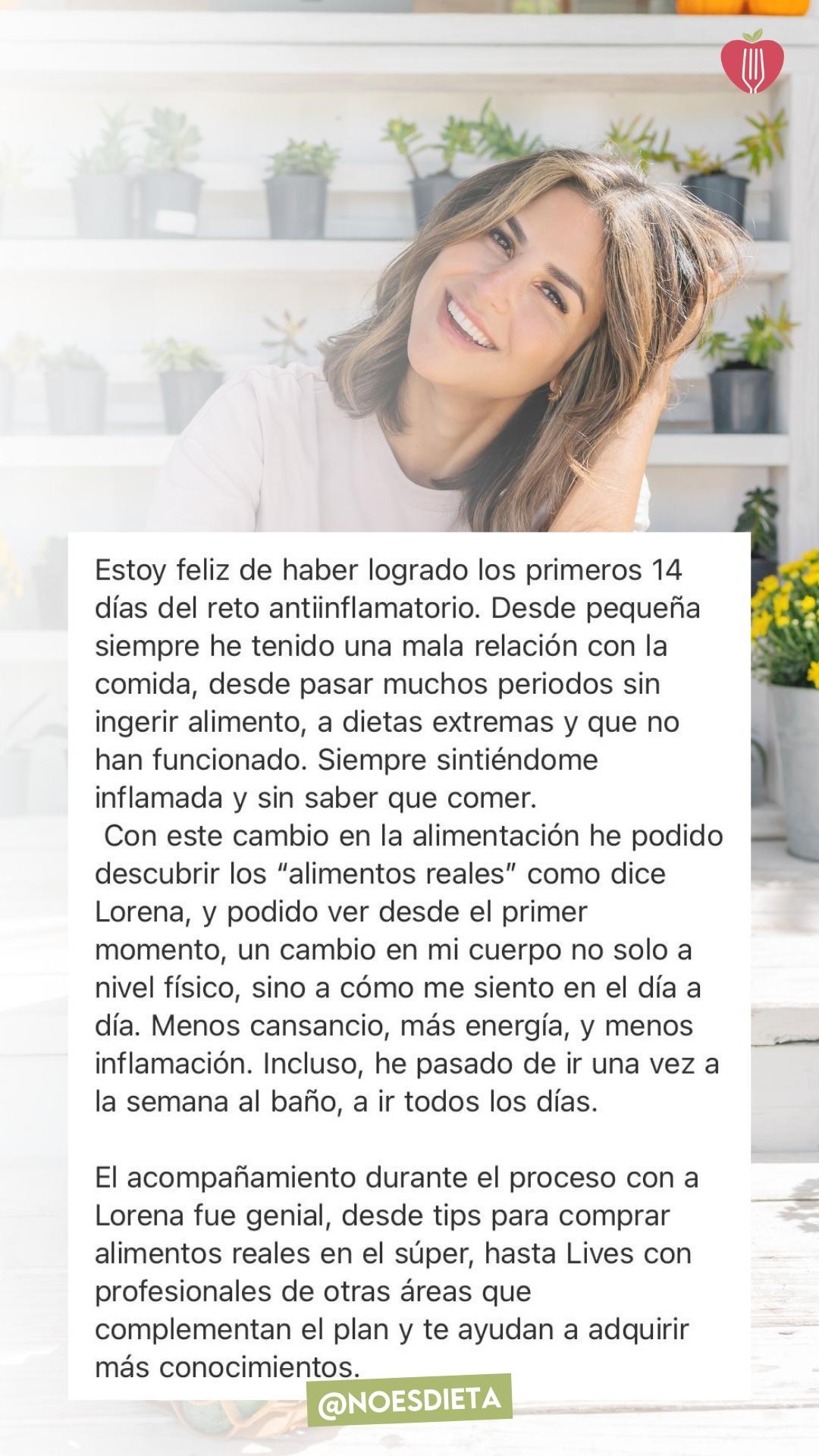 Testimonio de alumna del reto